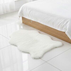 White Shag Rug 3x6